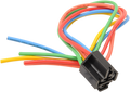 DRAG SPECIALTIES Relay Socket Assembly - Colored Wires MC-DRAG042