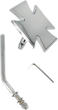 DRAG SPECIALTIES Maltese Mirror - Round Stem 60-6009-SC4
