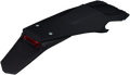 UFO Enduro Rear Fender - with Light - Black HU03398001