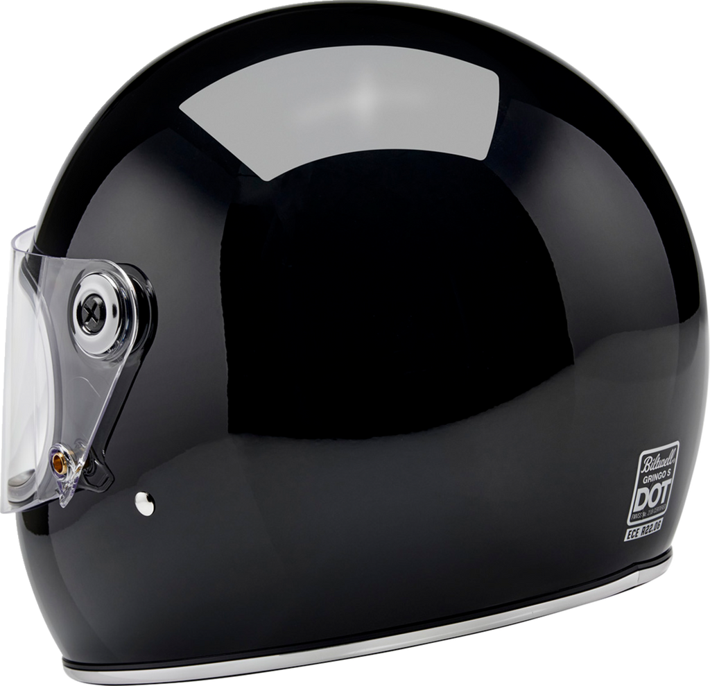 BILTWELL Gringo S Helmet - Gloss Black - Large 1003-101-504