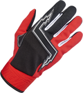 BILTWELL Baja Gloves - Red - Medium 1508-0801-303