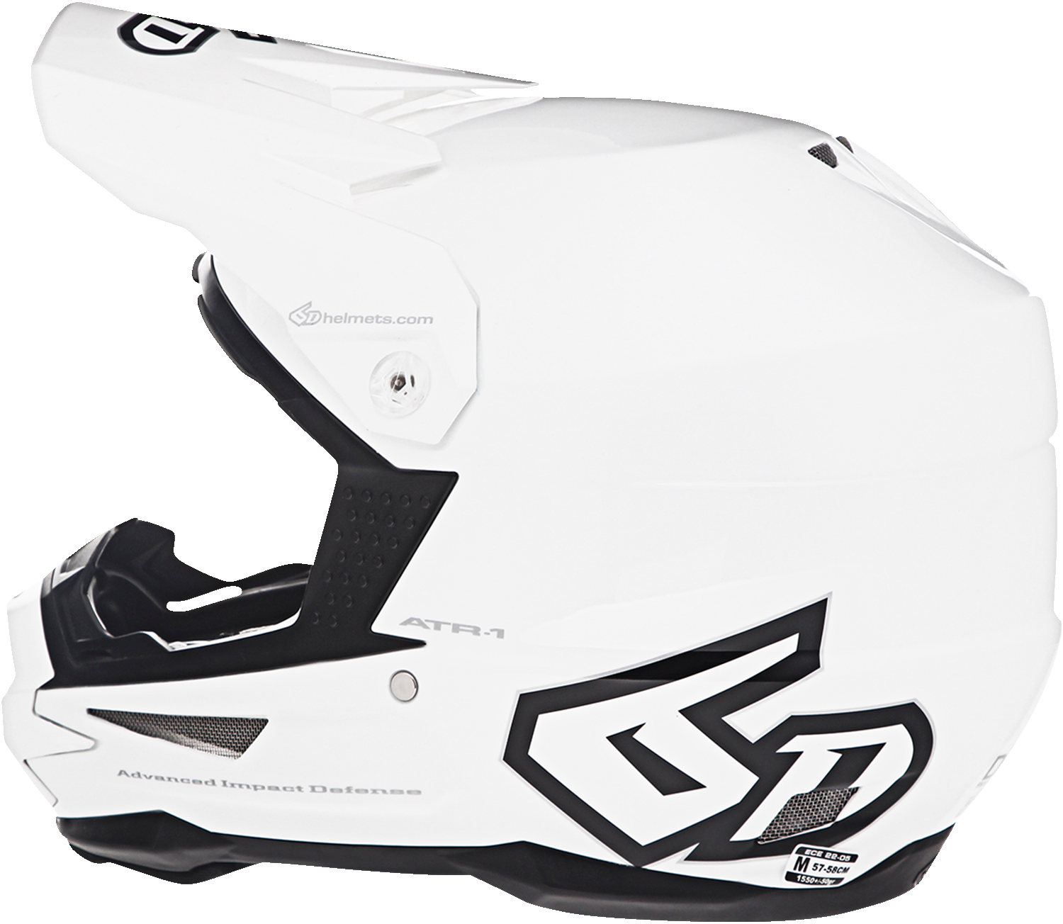 6D ATR-1 Helmet - White - Small 10-3725