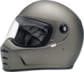 BILTWELL Lane Splitter Helmet - Flat Titanium - Large 1004-803-104