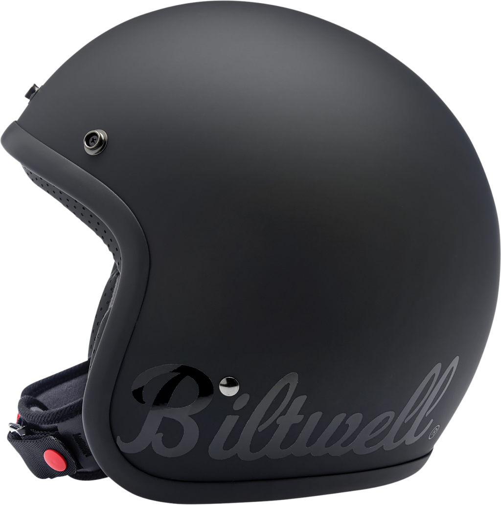 BILTWELL Bonanza Helmet - Flat Black Factory - XL 1001-638-205