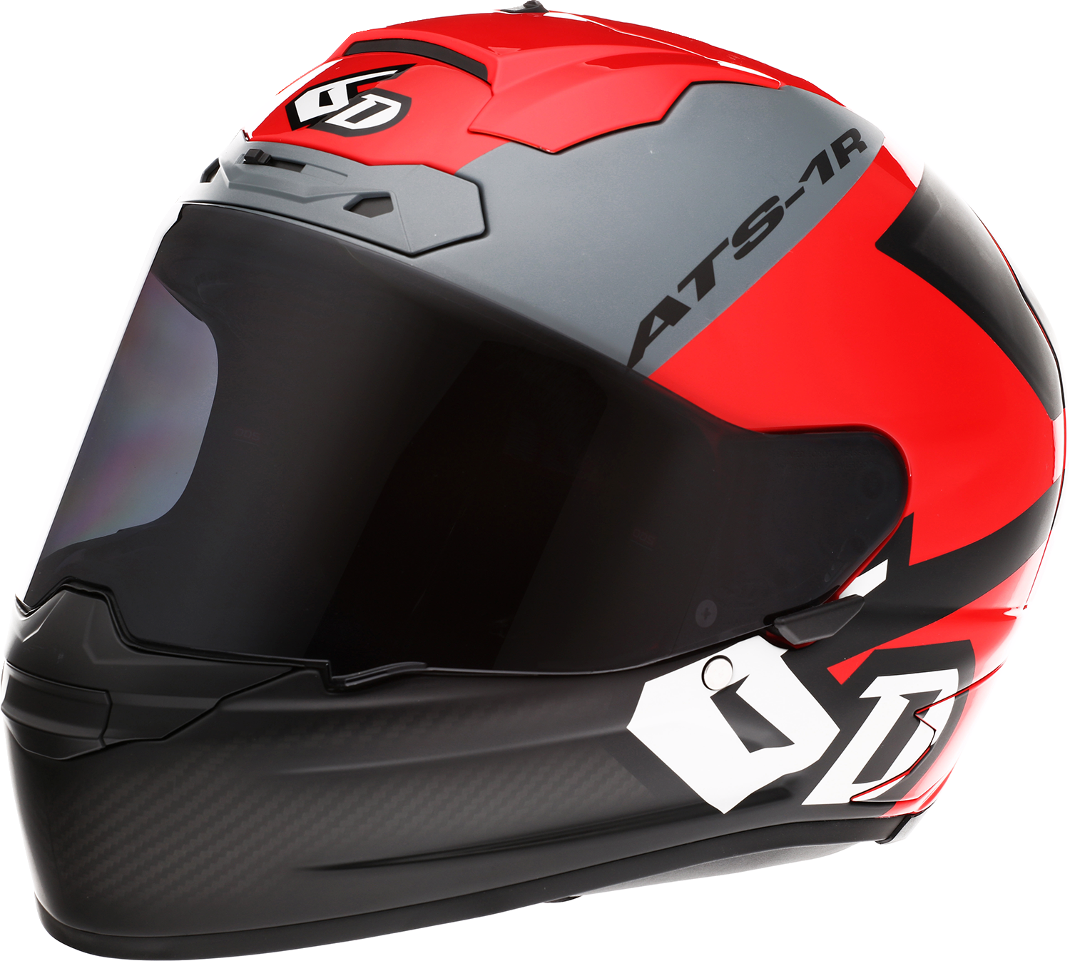 6D ATS-1R Helmet - Wyman - Red/Gray - Small 30-0735