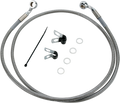 DRAG SPECIALTIES Brake Line - Front - +4" - Stainless Steel - XL 660313-4