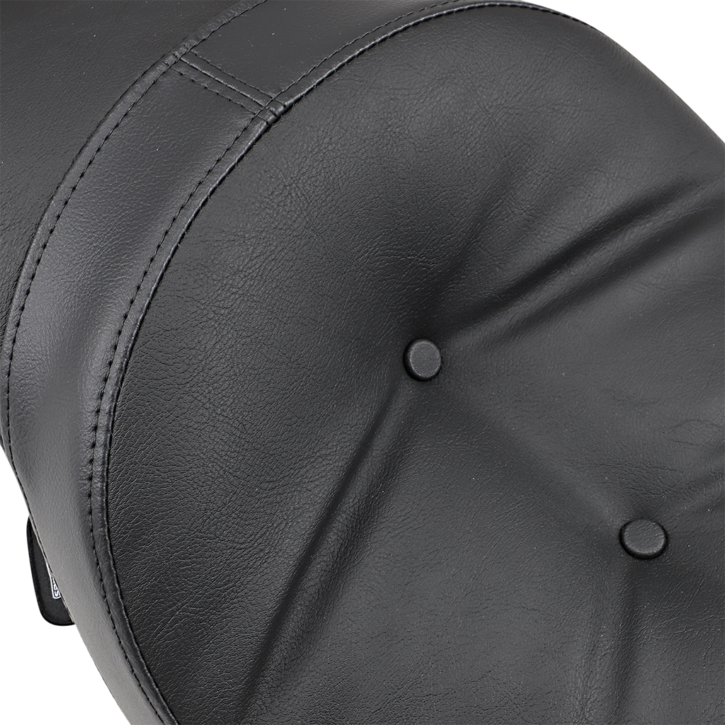DRAG SPECIALTIES Low Profile Double Bucket Pillow Seat - XL NO RUBBER BUMPERS 0804-0626