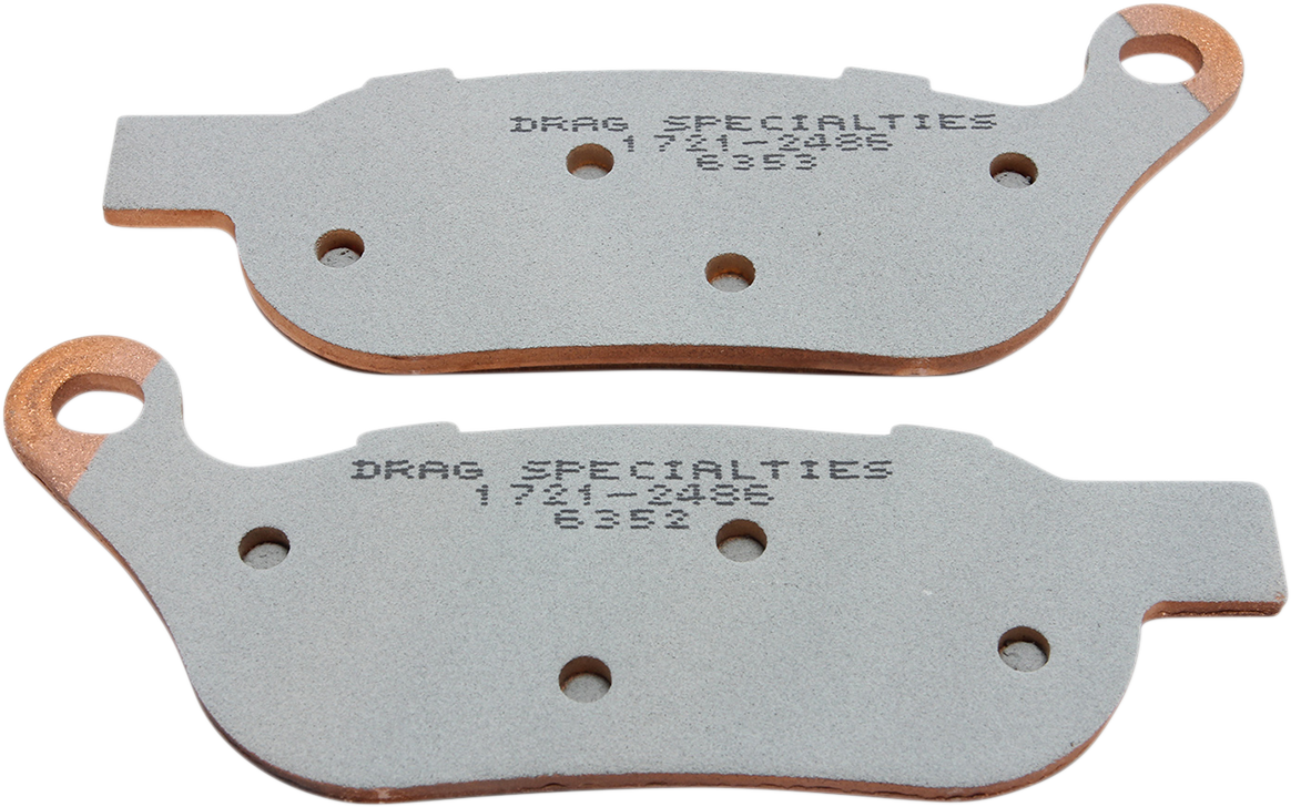 DRAG SPECIALTIES Sintered Brake Pads - Harley-Davidson HDP987