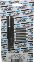DRAG SPECIALTIES Outer Primary Knurled Bolt Kit - Chrome - M8 MK787