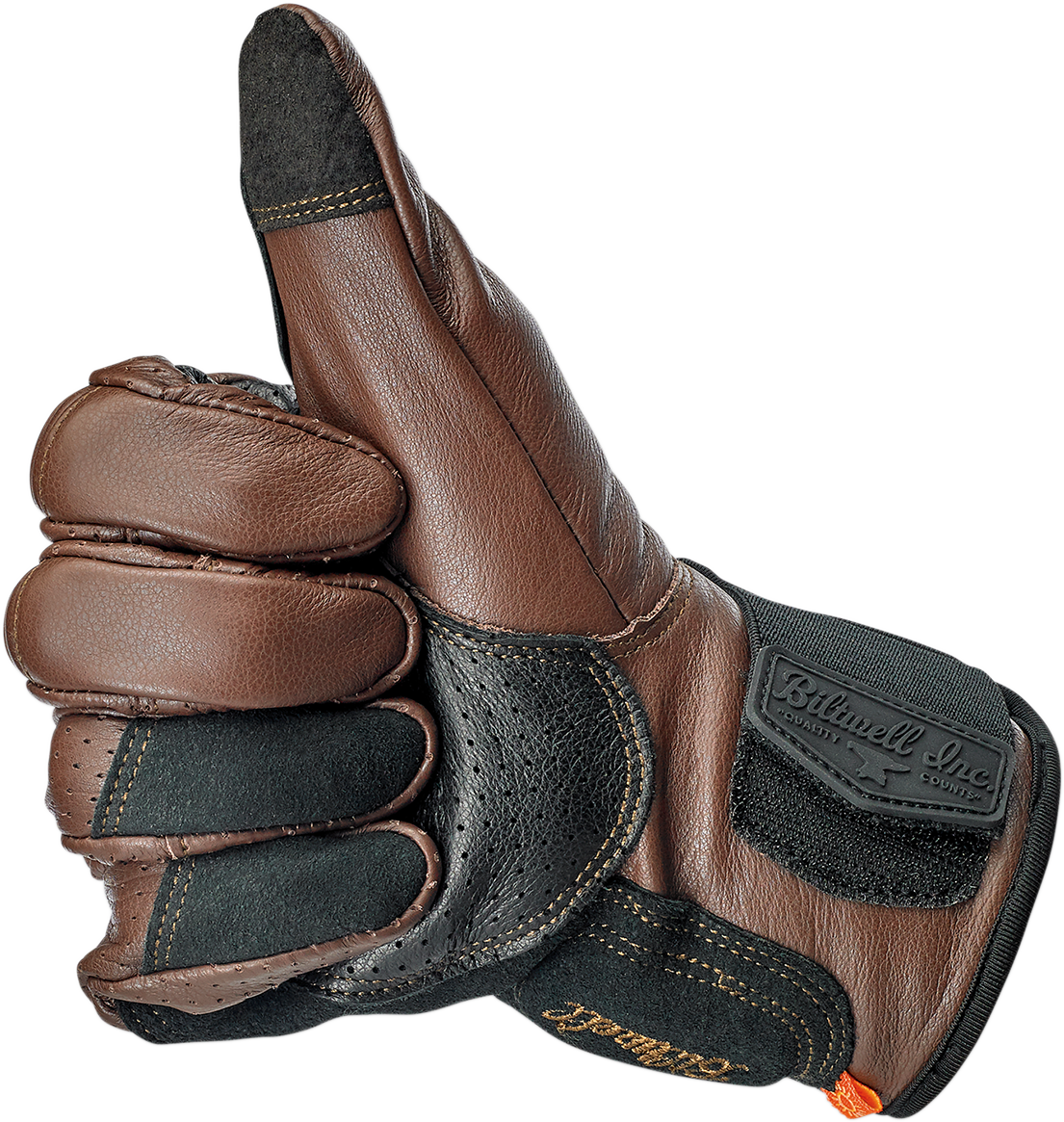 BILTWELL Borrego Gloves - Chocolate/Black - XS 1506-0201-301