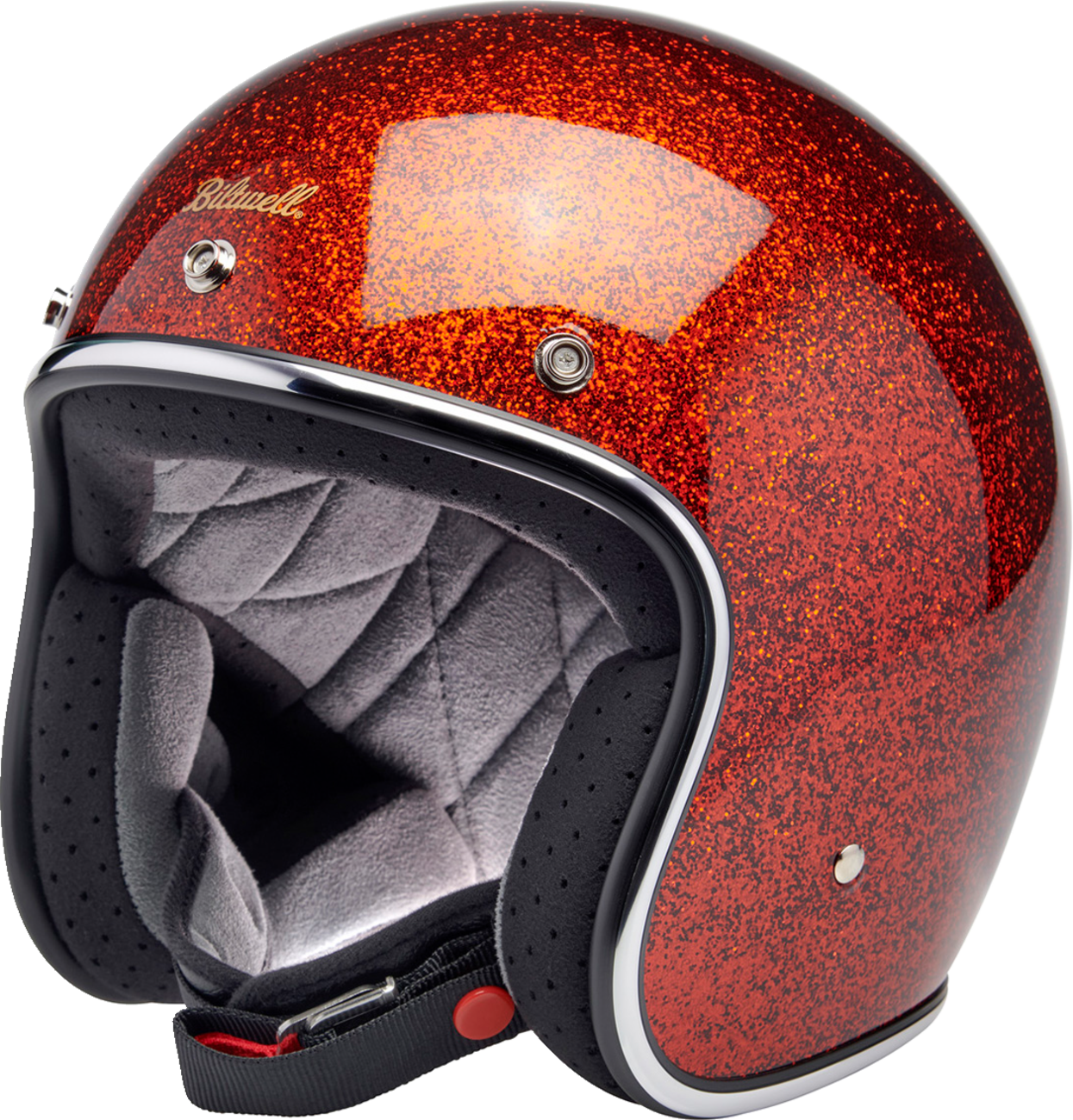 BILTWELL Bonanza Helmet - Rootbeer Megaflake - 2XL 1001-457-206