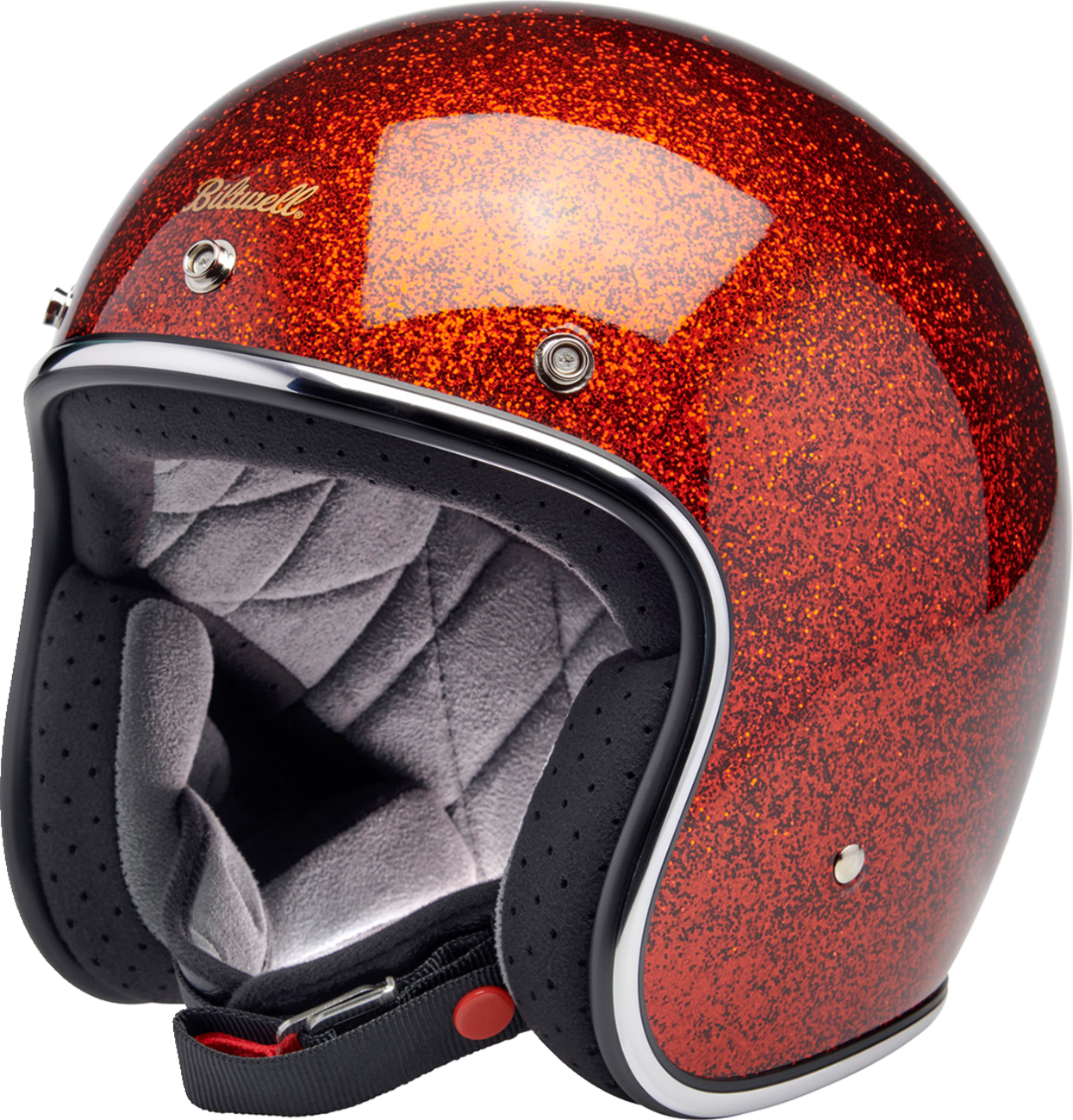 BILTWELL Bonanza Helmet - Rootbeer Megaflake - XL 1001-457-205