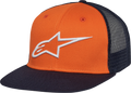 ALPINESTARS Corp Trucker Hat - Orange/Navy - One Size 1025810034070OS
