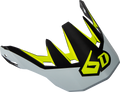 6D ATR-2Y Visor - Drive - Neon Yellow 72-4134