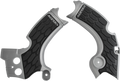 ACERBIS X-Grip Frame Guards - Silver/Black N/F 15-18 KX450F>05051368 2657591015