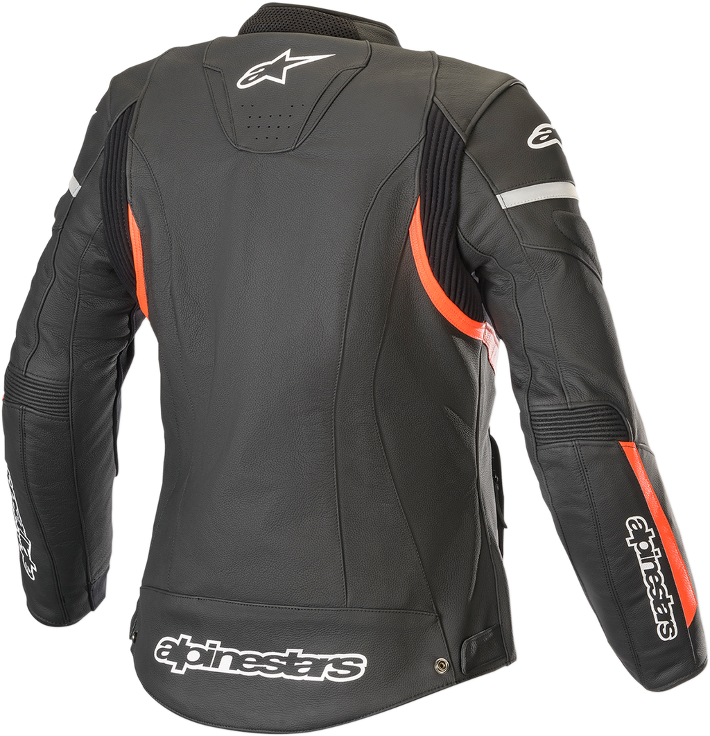 ALPINESTARS Stella Kira Leather Jacket - Black/Red - US 4 / EU 40 3112019-1030-40