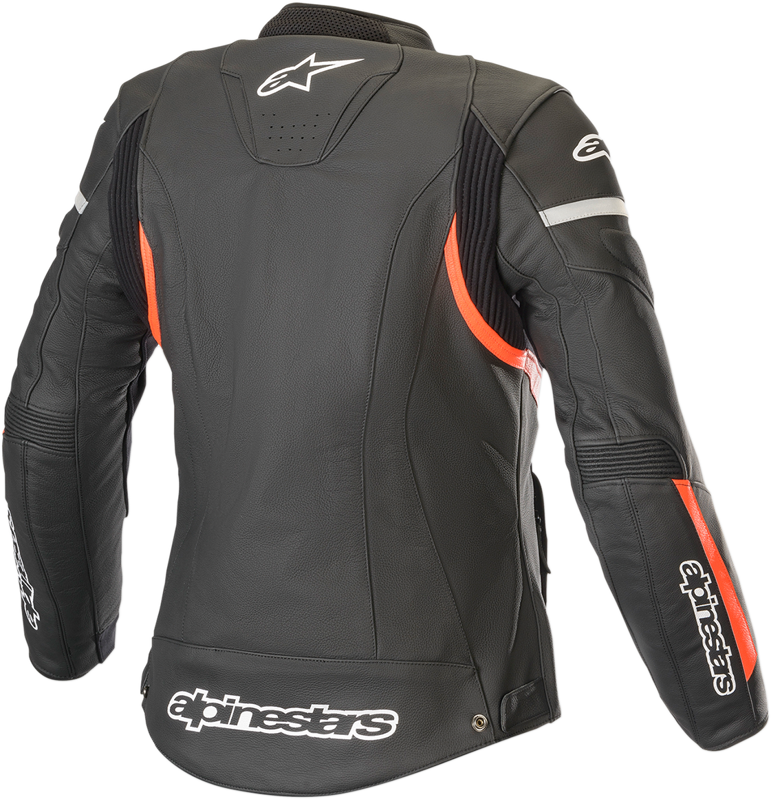 ALPINESTARS Stella Kira Leather Jacket - Black/Red - US 12 / EU 48 3112019-1030-48