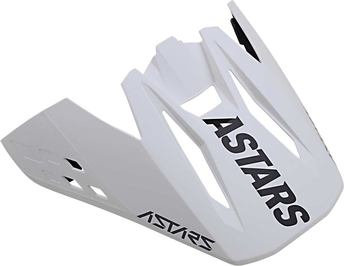 ALPINESTARS Visor S-M5 - Rayon Matte White/Black 8984021-2011