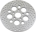 DRAG SPECIALTIES Drilled Brake Rotor - Rear - 11.5" - Harley-Davidson 060181ASP-BC648
