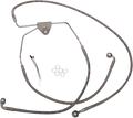 DRAG SPECIALTIES Brake Line - Front - +8" - Touring - Stainless Steel 620085-8