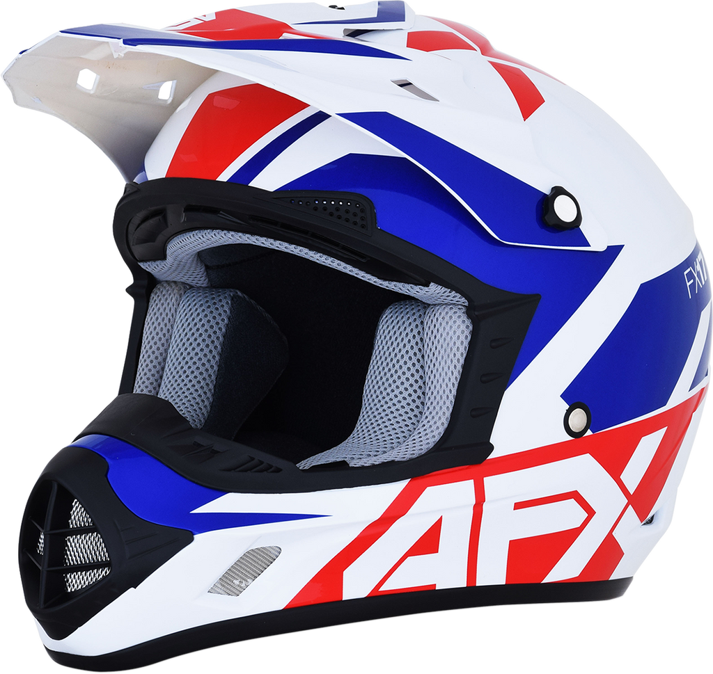 AFX FX-17 Helmet - Aced - Red/White/Blue - 2XL 0110-6483