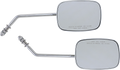 DRAG SPECIALTIES Rectangle Mirrors - Long - Chrome 60-0014/15X