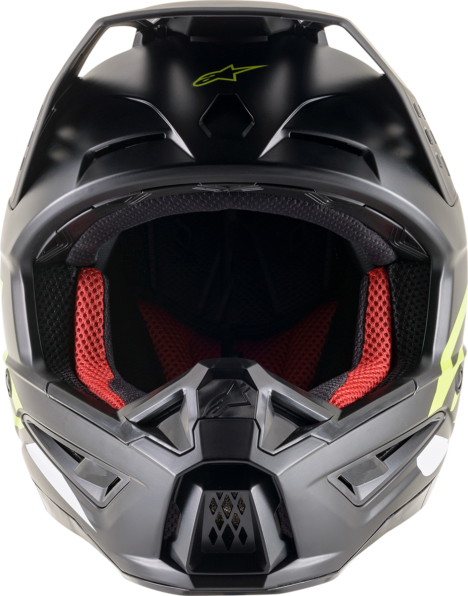 ALPINESTARS SM5 Helmet - Compass - Matte Black/Yellow Fluo - Small 8303321-1559-SM