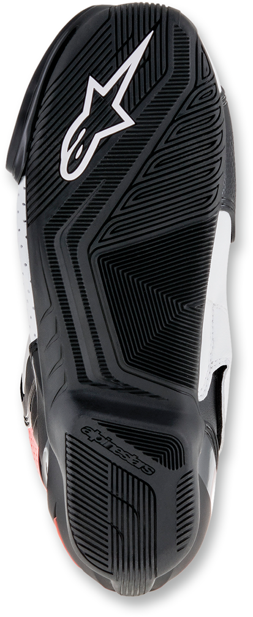 ALPINESTARS SMX-6 v2 Vented Boots - Black/White/Red Fluorescent - US 13.5 / EU 49 2223017-1320-49