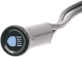 DRAG SPECIALTIES Snap-In Indicator Light - High Beam - Black Bezel 160902