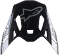 ALPINESTARS Supertech M10 Visor - Meta 2 - Gloss Black/Gray 8981122-1195