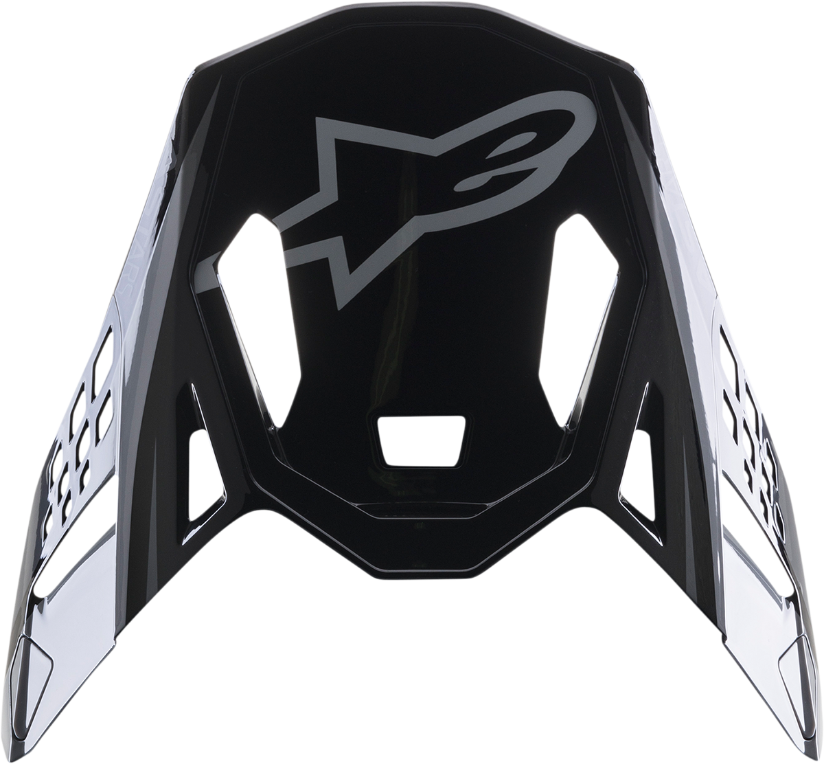 ALPINESTARS Supertech M10 Visor - Meta 2 - Gloss Black/Gray 8981122-1195