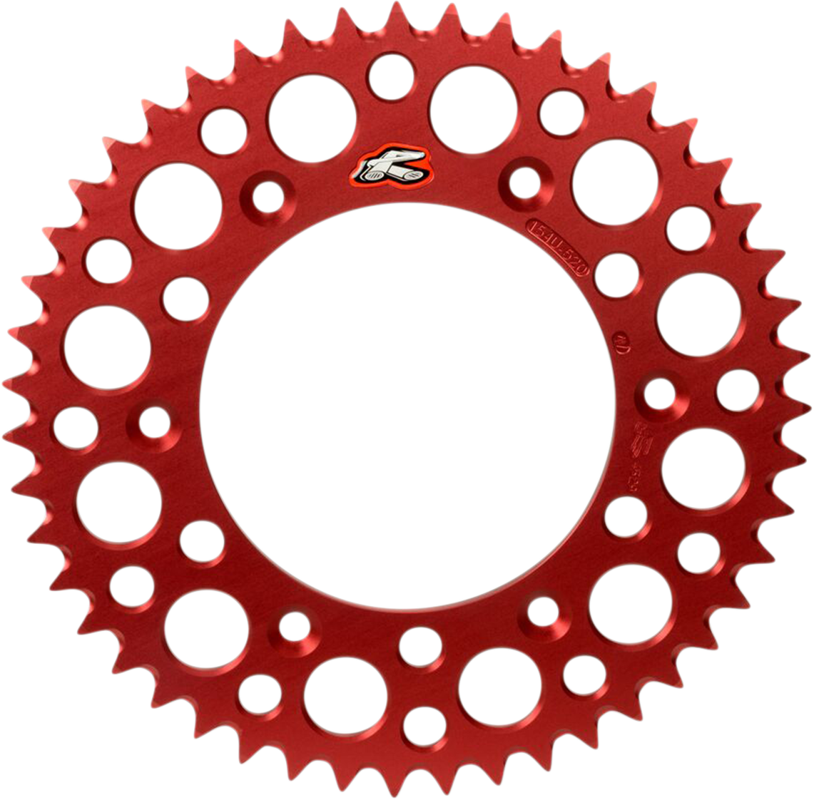 RENTHAL Twinring™ Rear Sprocket - 51 Tooth - Red 1540-520-51GPRD