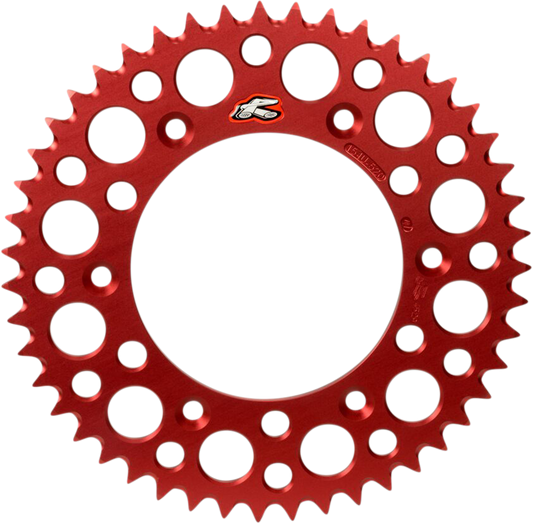 RENTHAL Twinring™ Rear Sprocket - 51 Tooth - Red 1540-520-51GPRD