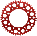 RENTHAL Twinring™ Rear Sprocket - 51 Tooth - Red 1540-520-51GPRD