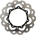 GALFER Wave® Brake Rotor - Front - Black Carrier DF834FLW