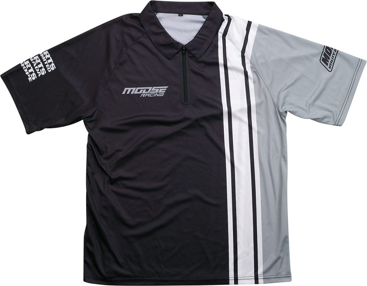 MOOSE RACING Moose Pit Shirt - Black - 2XL 3040-3038