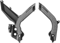 ACERBIS X-Grip Frame Guards - Black/Silver 2733441001