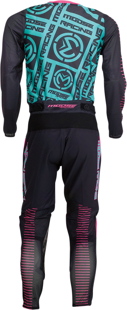 MOOSE RACING Sahara Jersey - Teal/Pink - 2XL 2910-6850
