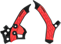 ACERBIS X-Grip Frame Guards - Black/Red 2726851042