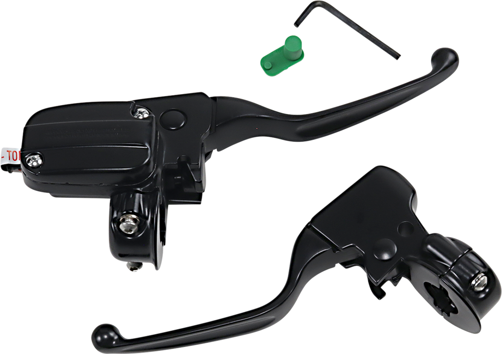 DRAG SPECIALTIES Handlebar Controls - 15 mm Master Cylinder - '08 - '13 FLT - Black YR APP F/FLHR S/B 08-16 H07-0780MB-A