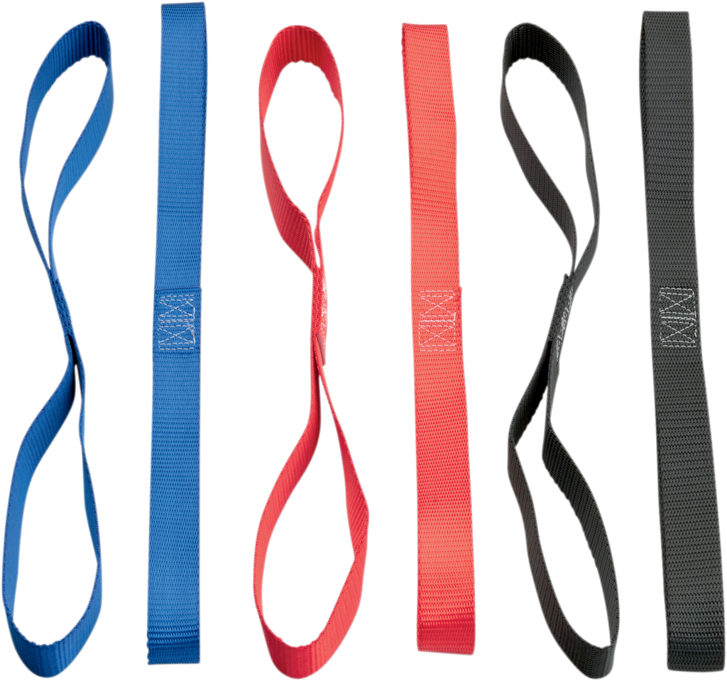 MOOSE RACING Soft-Tye - 1" x 18" - Black 3920-0307