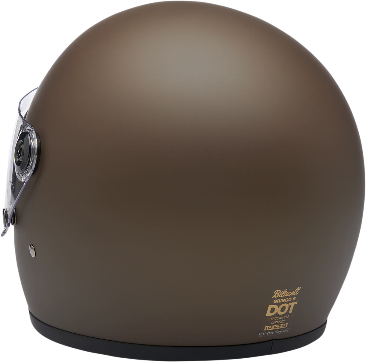 BILTWELL Gringo S Helmet - Flat Chocolate - XL 1003-252-105