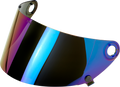 BILTWELL Gringo S Gen 2 Shield - Flat - Rainbow Mirror 1111-223