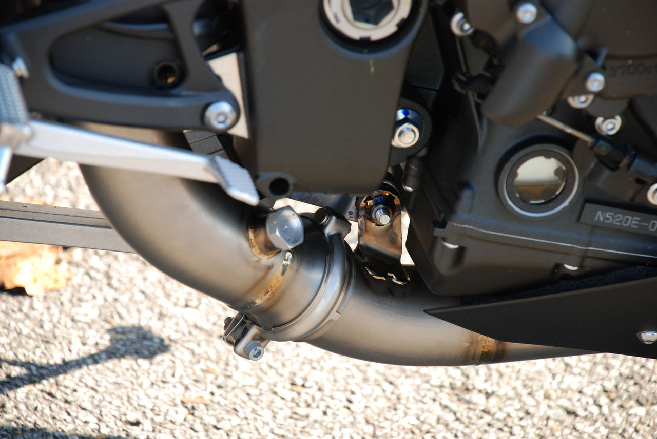 Graves Motorsports LINK Yamaha R1 Carbon Cat Eliminator Slipon 2007-2008