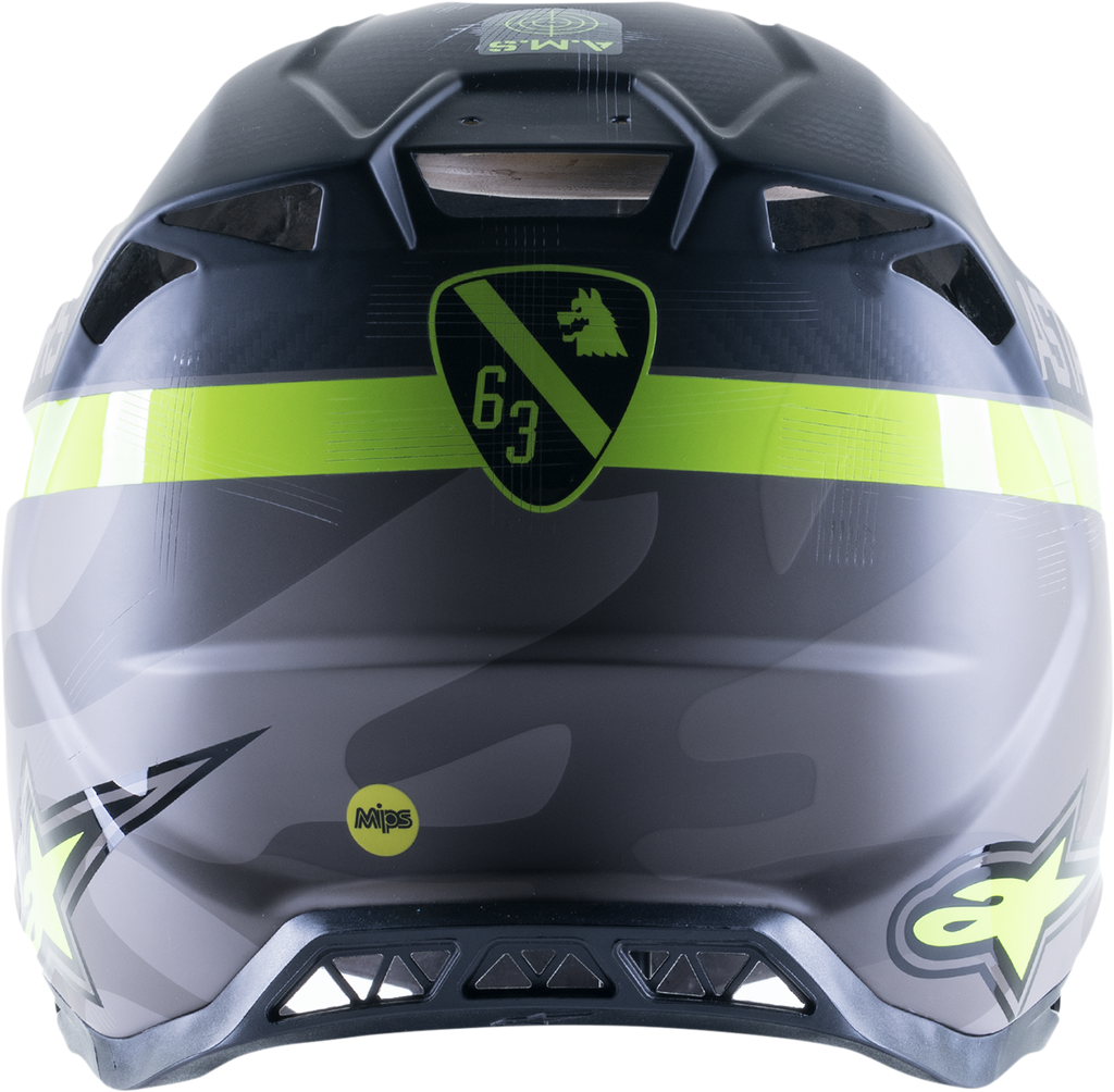 ALPINESTARS S-M10 Helmet Ams21 Grey/Yellow Fluo/Black M&g Xs 8302421-9059-XS