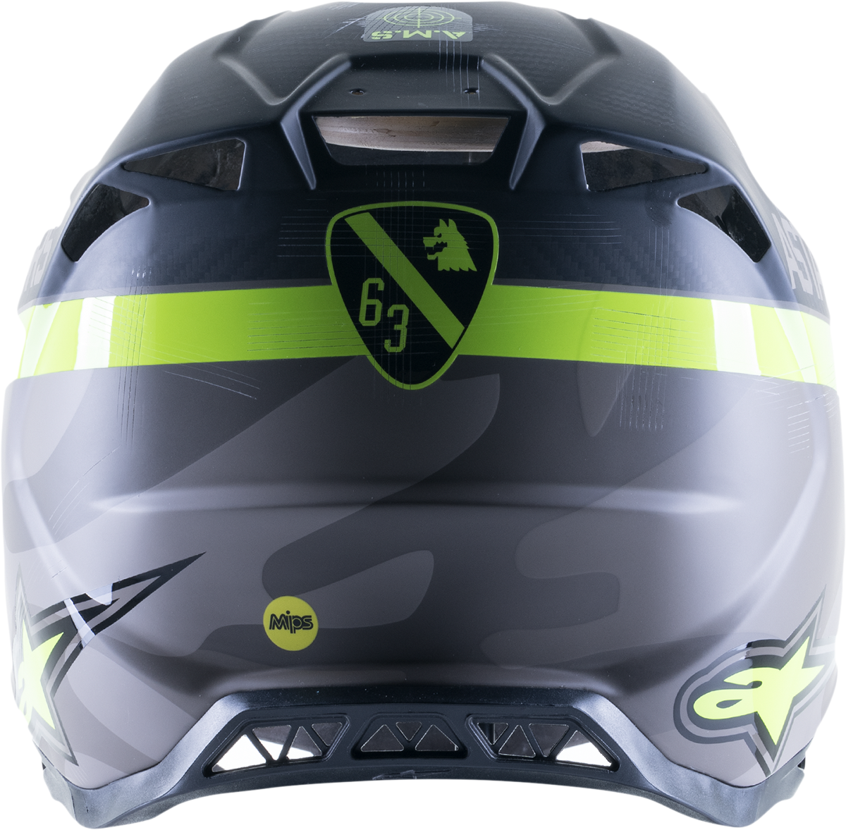 ALPINESTARS Supertech M10 Helmet - AMS - MIPS - Gray/Yellow/Black - XS 8302421-9059-XS