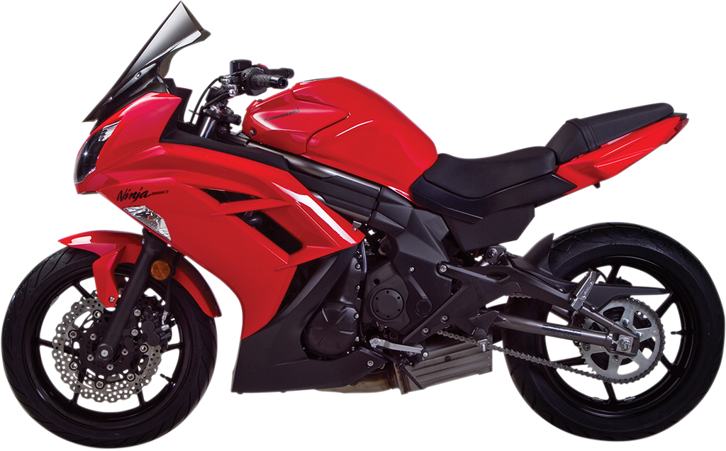 Zero Gravity Double Bubble Windscreen - Light Smoke - Ninja 650 16-207-02