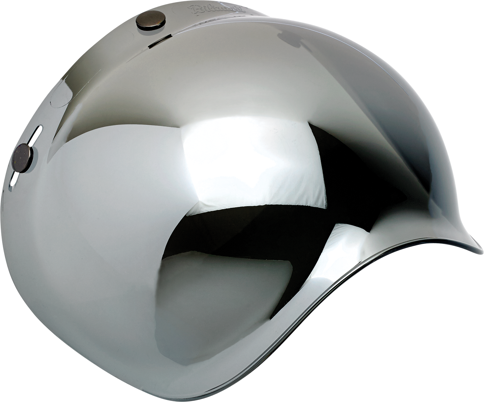 BILTWELL Bubble Shield - Chrome Mirror 2001-221