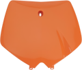 UFO Front Number Plate - Orange KT03063127