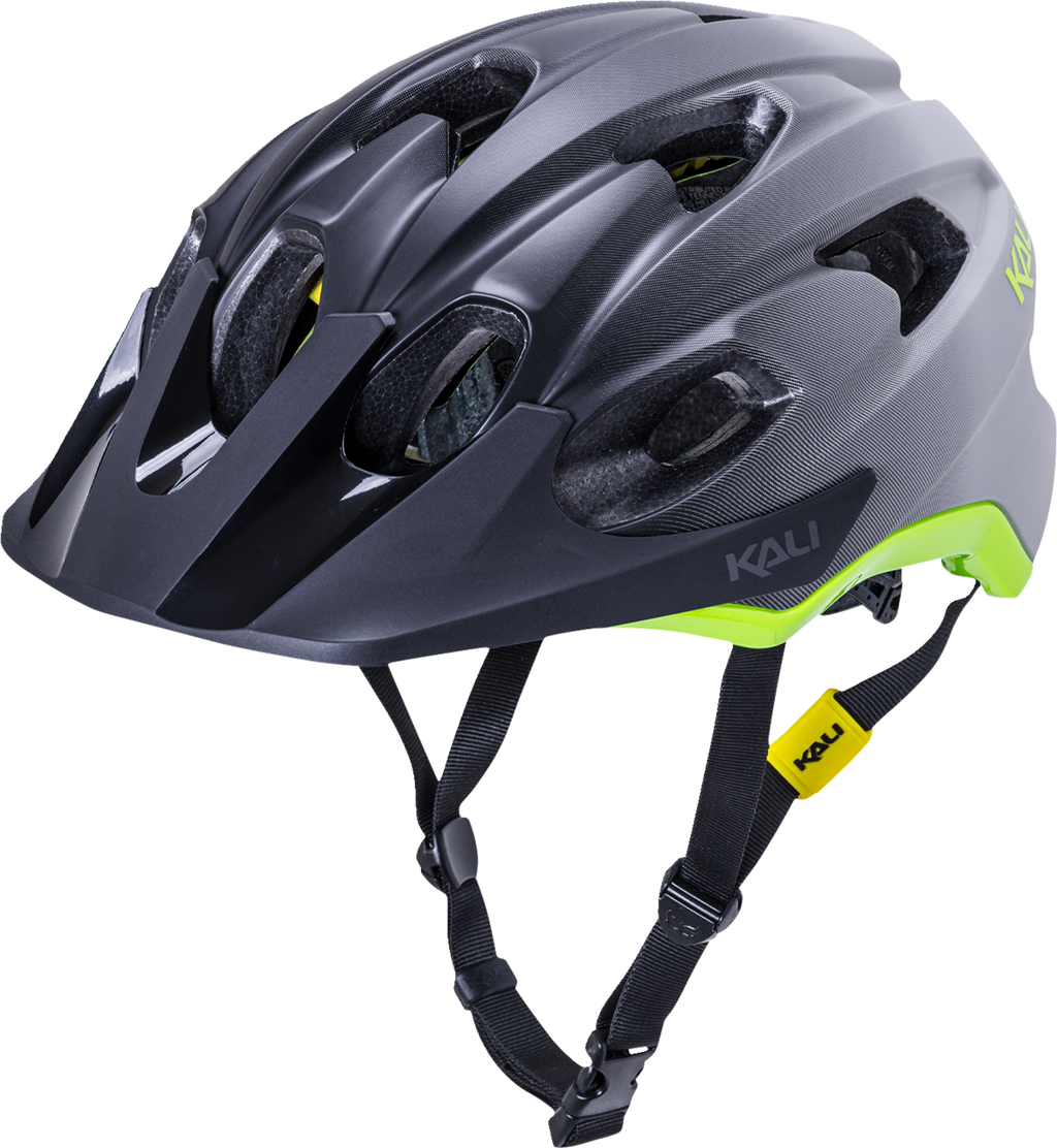KALI Pace Helmet - Fade - Black/Gray/Fluorescent Yellow - L/XL 221722117